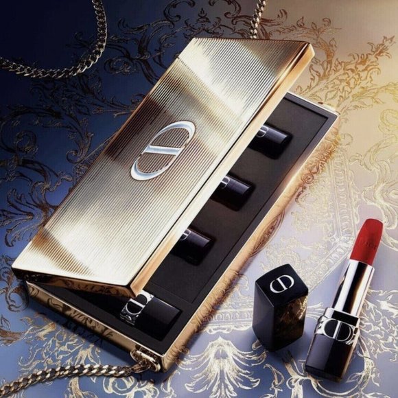 CHRISTIAN DIOR MAKEUP CLUTCH (ROUGES COLLECTION) - 2023 HOLIDAY LIMITED ADDITION - Picture 4 of 8